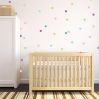 Pastel Confetti Dot Wall Decals