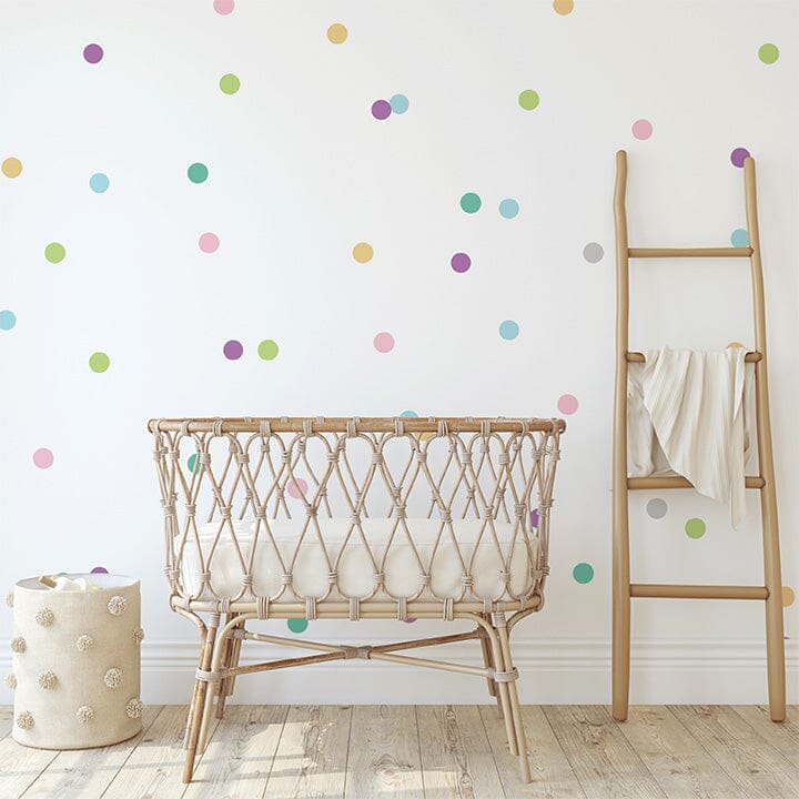 Pastel Confetti Dot Wall Decals