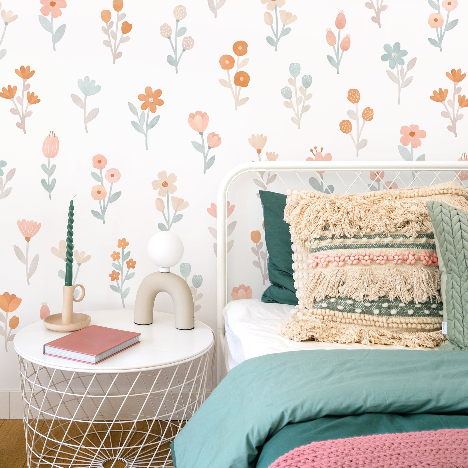 Wildflower Floral Peel And Stick Decals for Walls