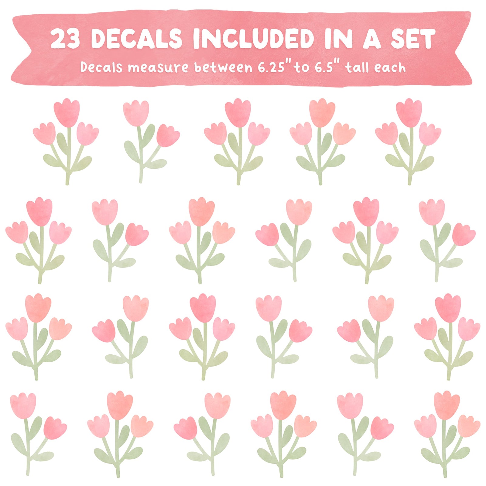 Blushing Bloom Fabric Wall Decals