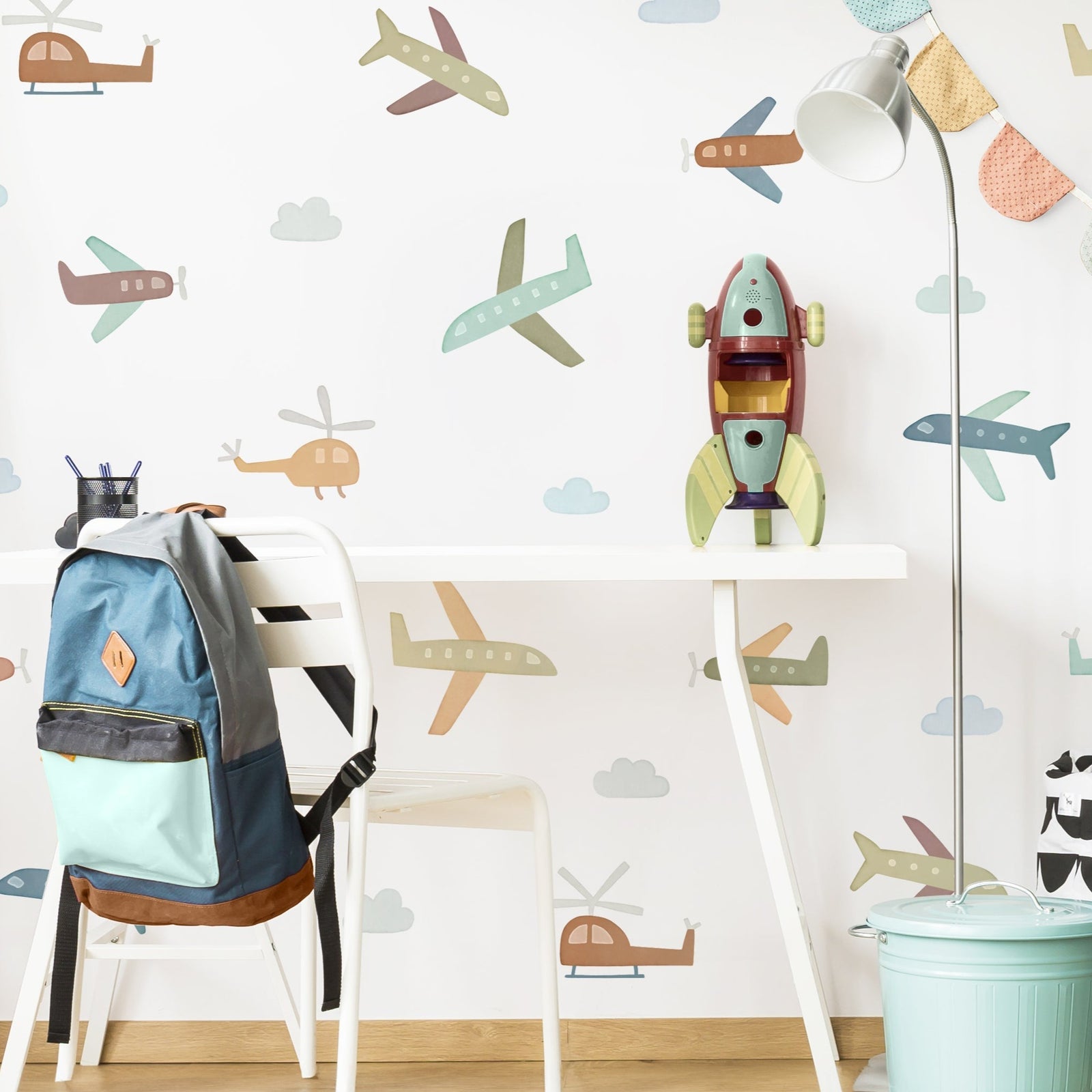 Up, Up + Away Fabric Wall Decals