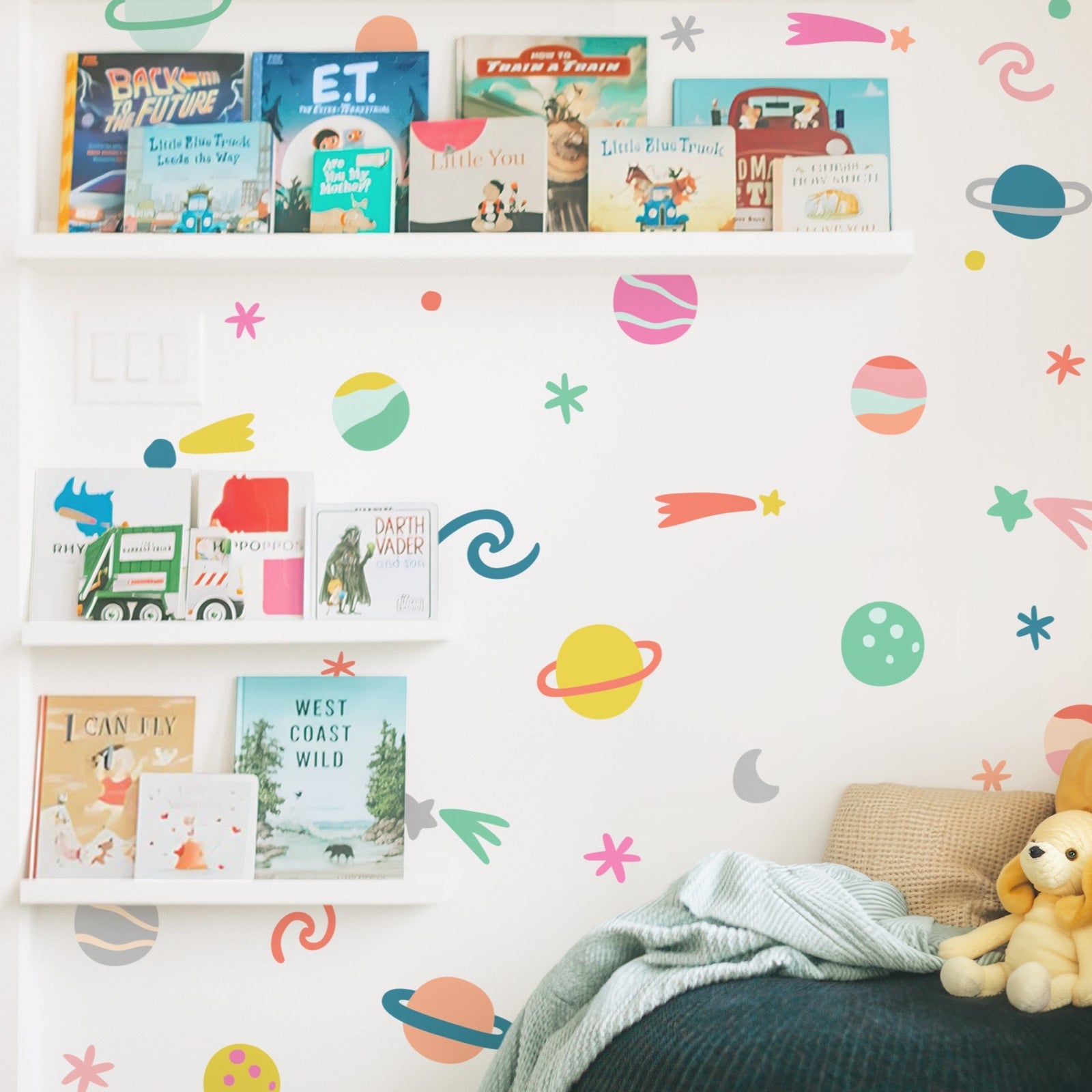 Pretty Planet Fabric Wall Decals