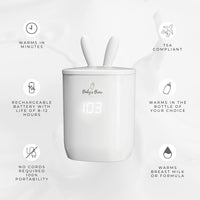 The Baby's Brew Portable Bottle Warmer Pro + Formula Dispenser Set