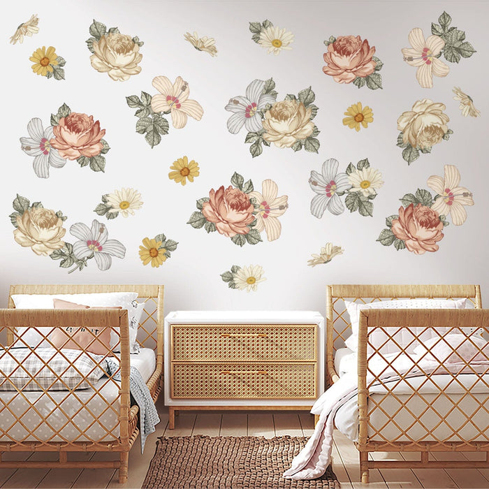 Prairie Floral Wall Decal Set