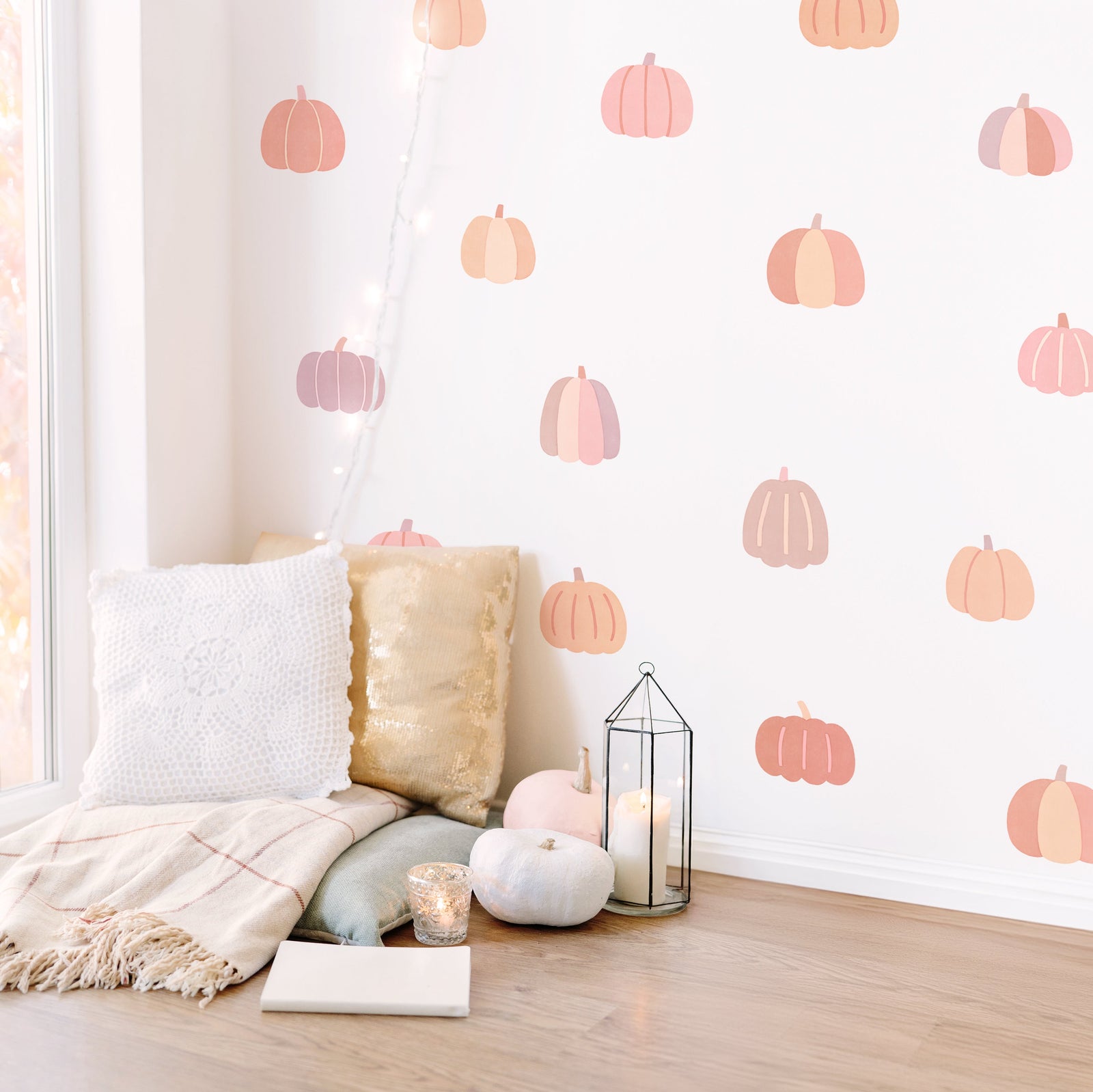 Pumpkin Patch Fabric Wall Decals