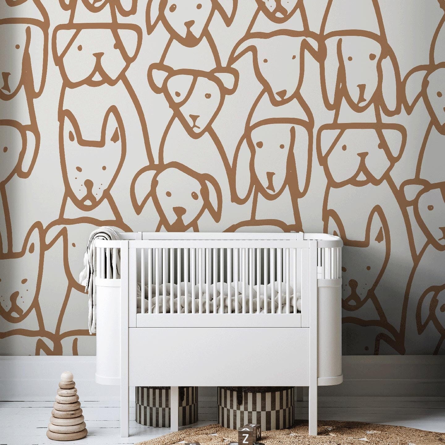 Puppy Wallpaper Mural