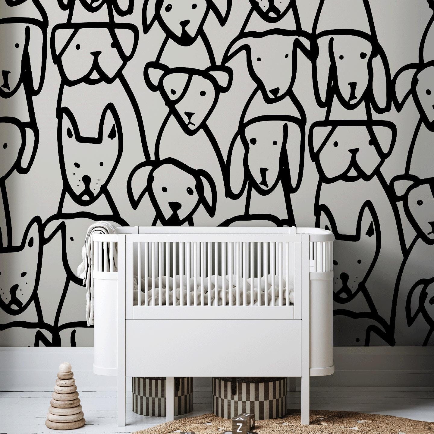 Puppy Wallpaper Mural