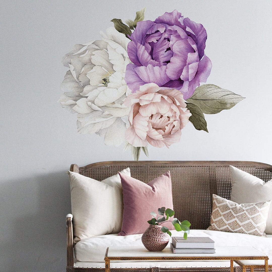 Royal Bliss Peony Wall Decals