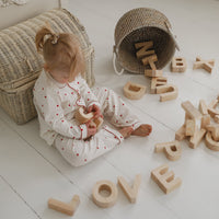 Wooden Alphabet Block Set