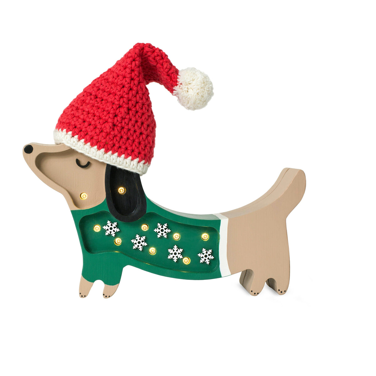 Little Lights Mini Holiday Puppy Lamp