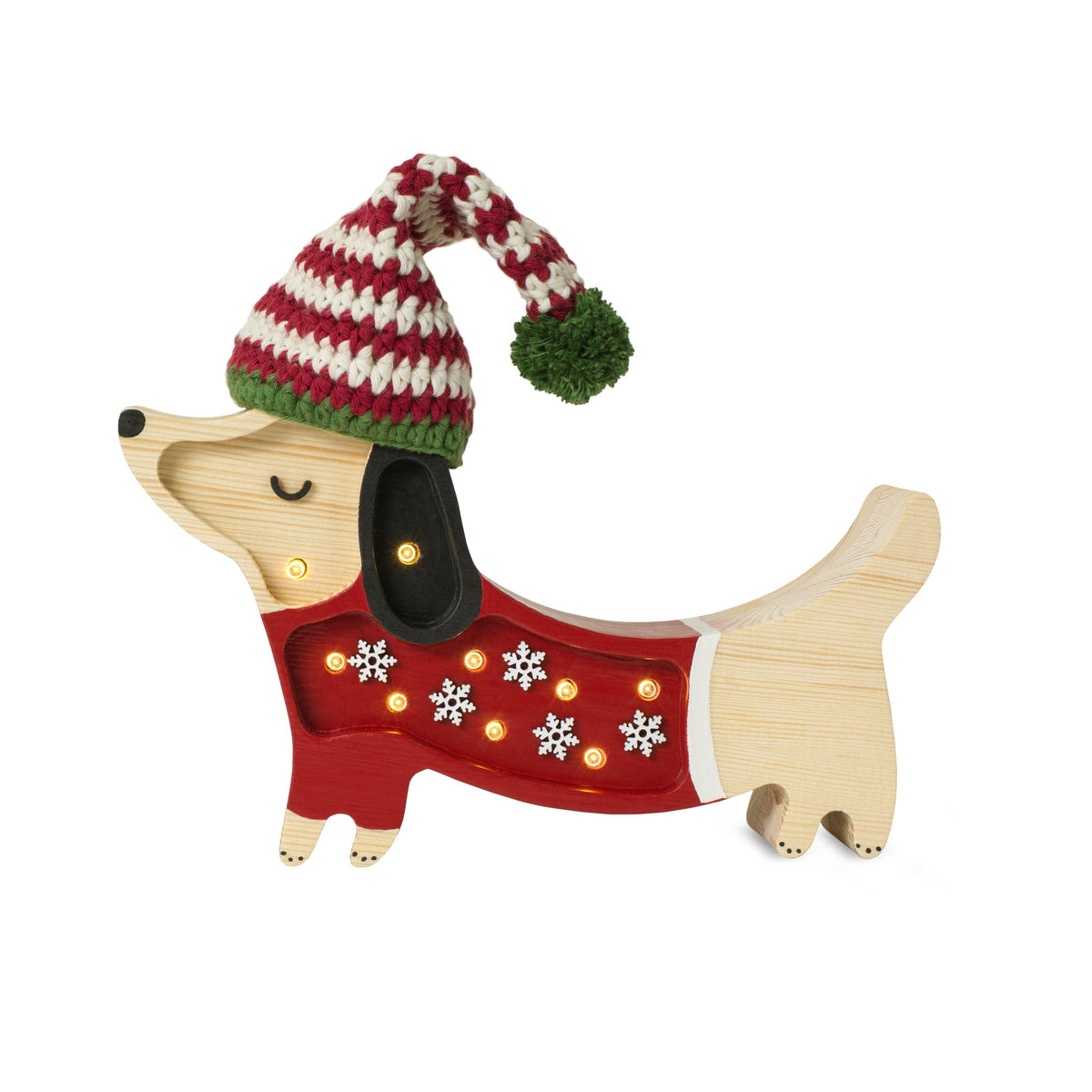 Little Lights Mini Holiday Puppy Lamp