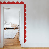 Scalloped Border Wall Decal