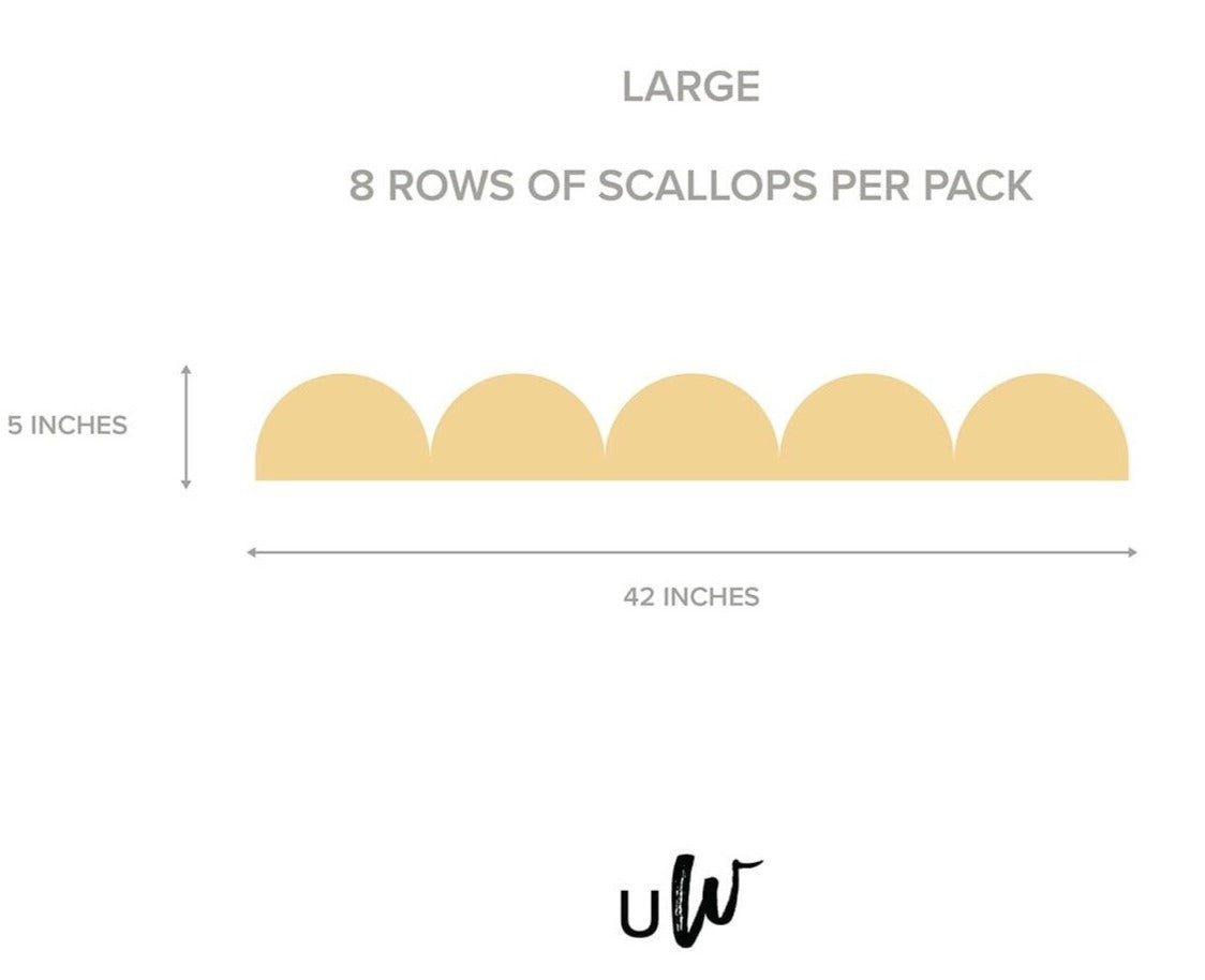 Scalloped Border Wall Decal
