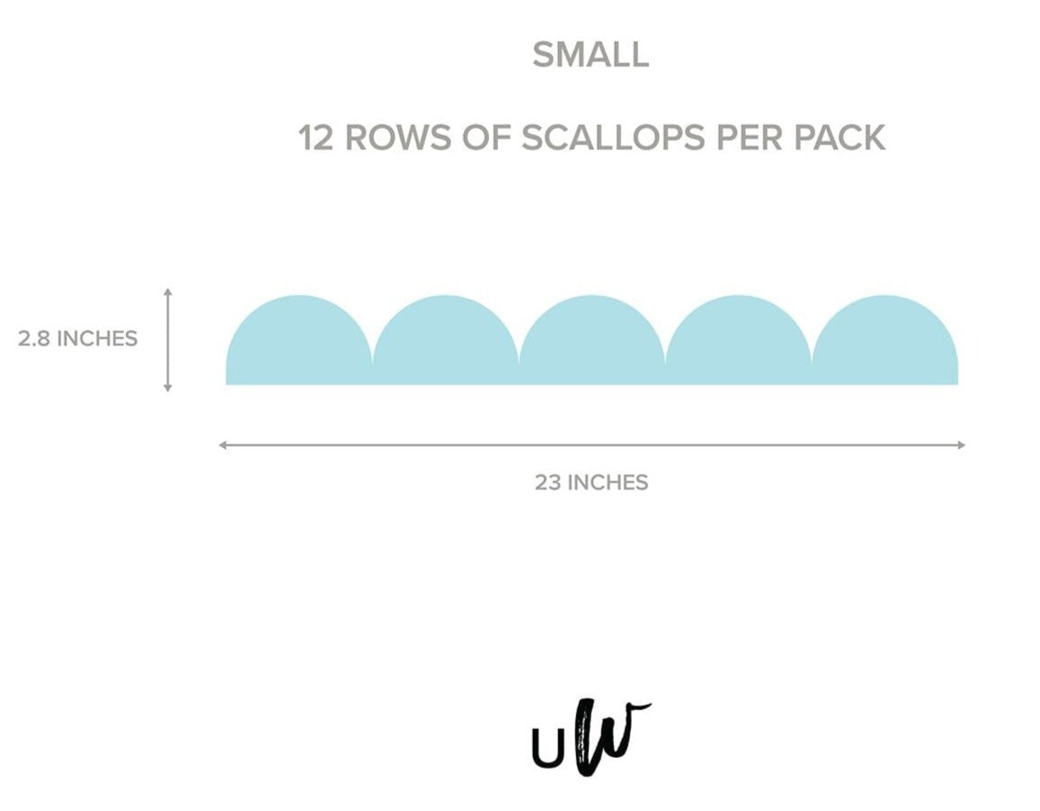 Scalloped Border Wall Decal
