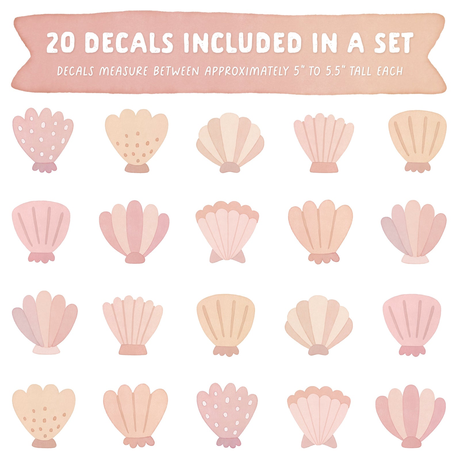 Tidal Treasures Fabric Wall Decals
