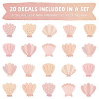 Tidal Treasures Fabric Wall Decal Set