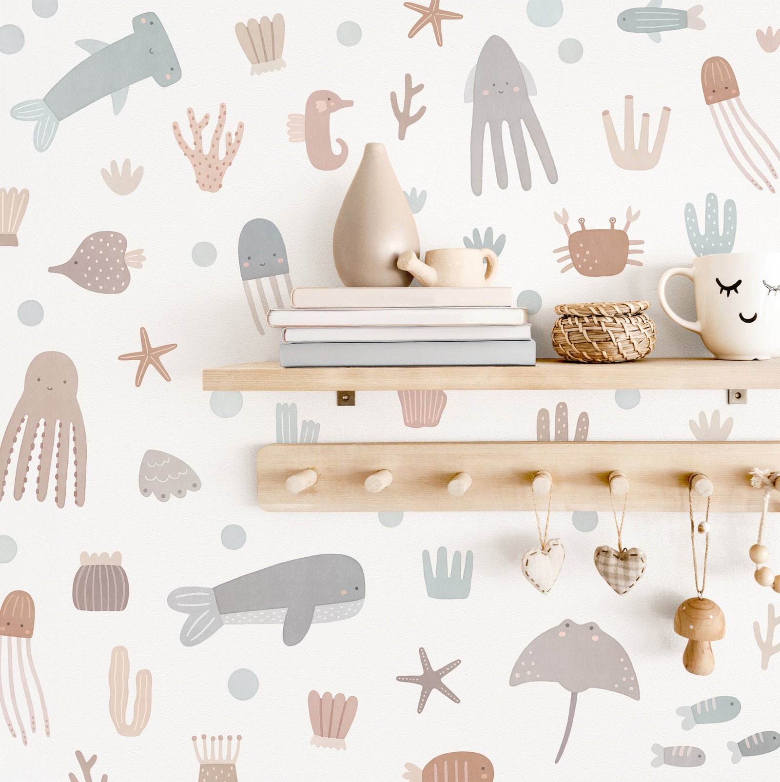 Seaside Storytime Fabric Wall Decals