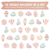 By the Seashore Fabric Wall Decals