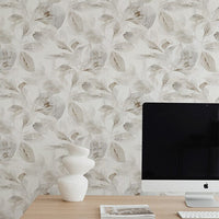 Silver Ficus Wallpaper