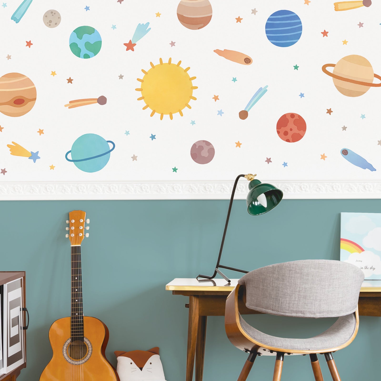 Our Solar System Fabric Wall Decals