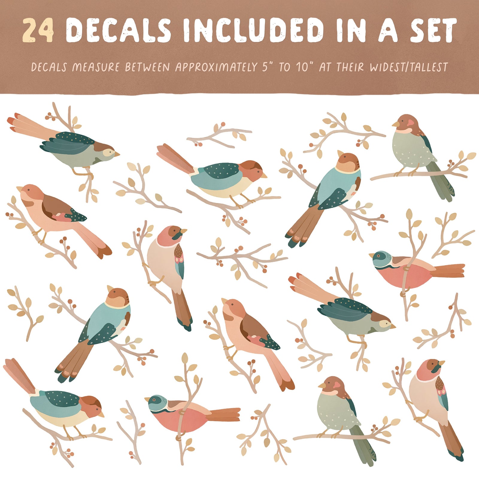 Songbird Fabric Wall Decals