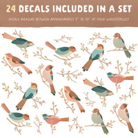 Songbirds Fabric Wall Decal Set