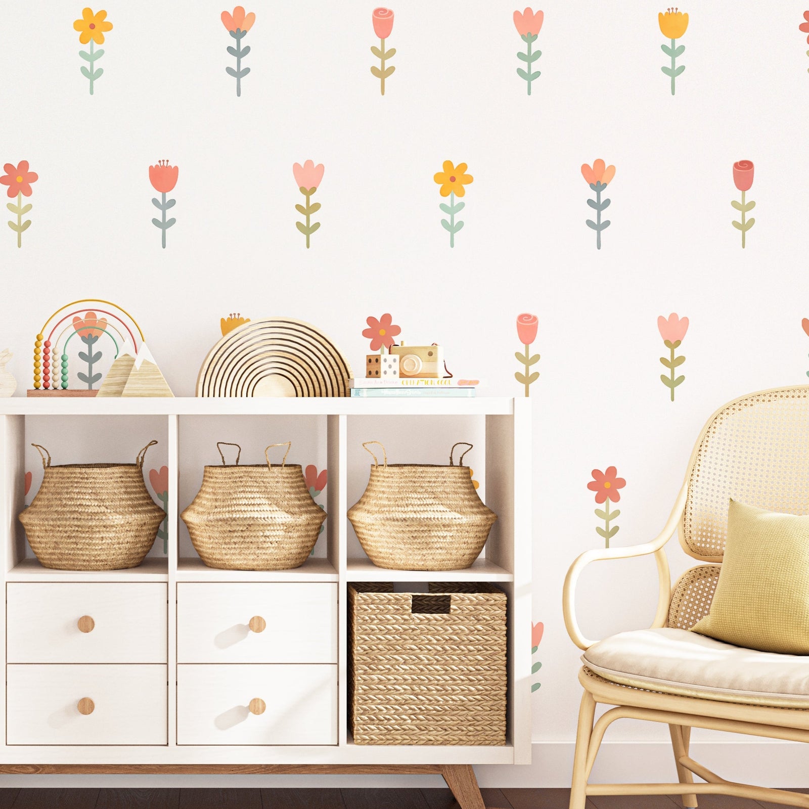 April Showers Fabric Wall Decals