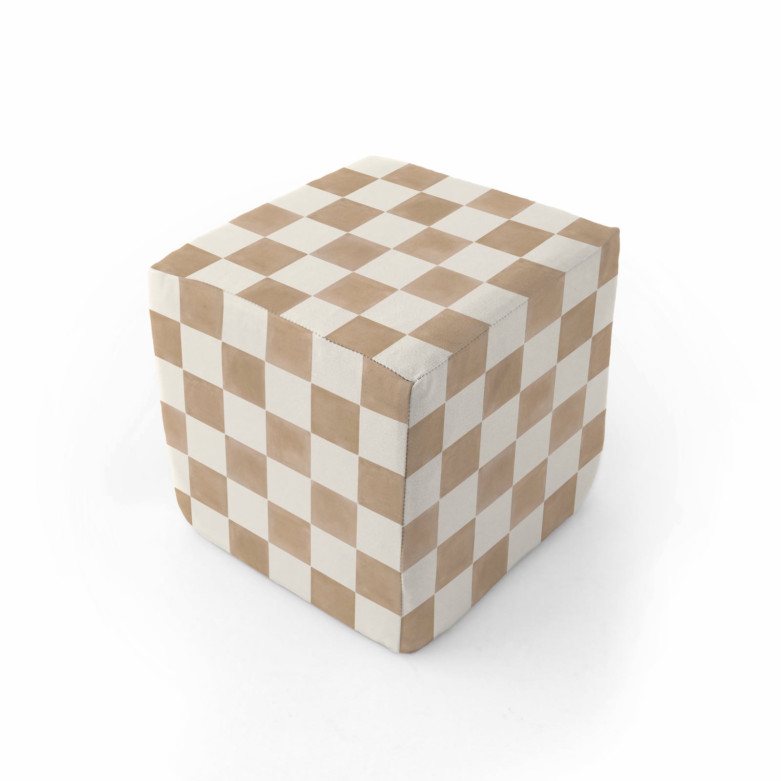 Toki Kids x Project Nursery Checker Play Cube - Toffee