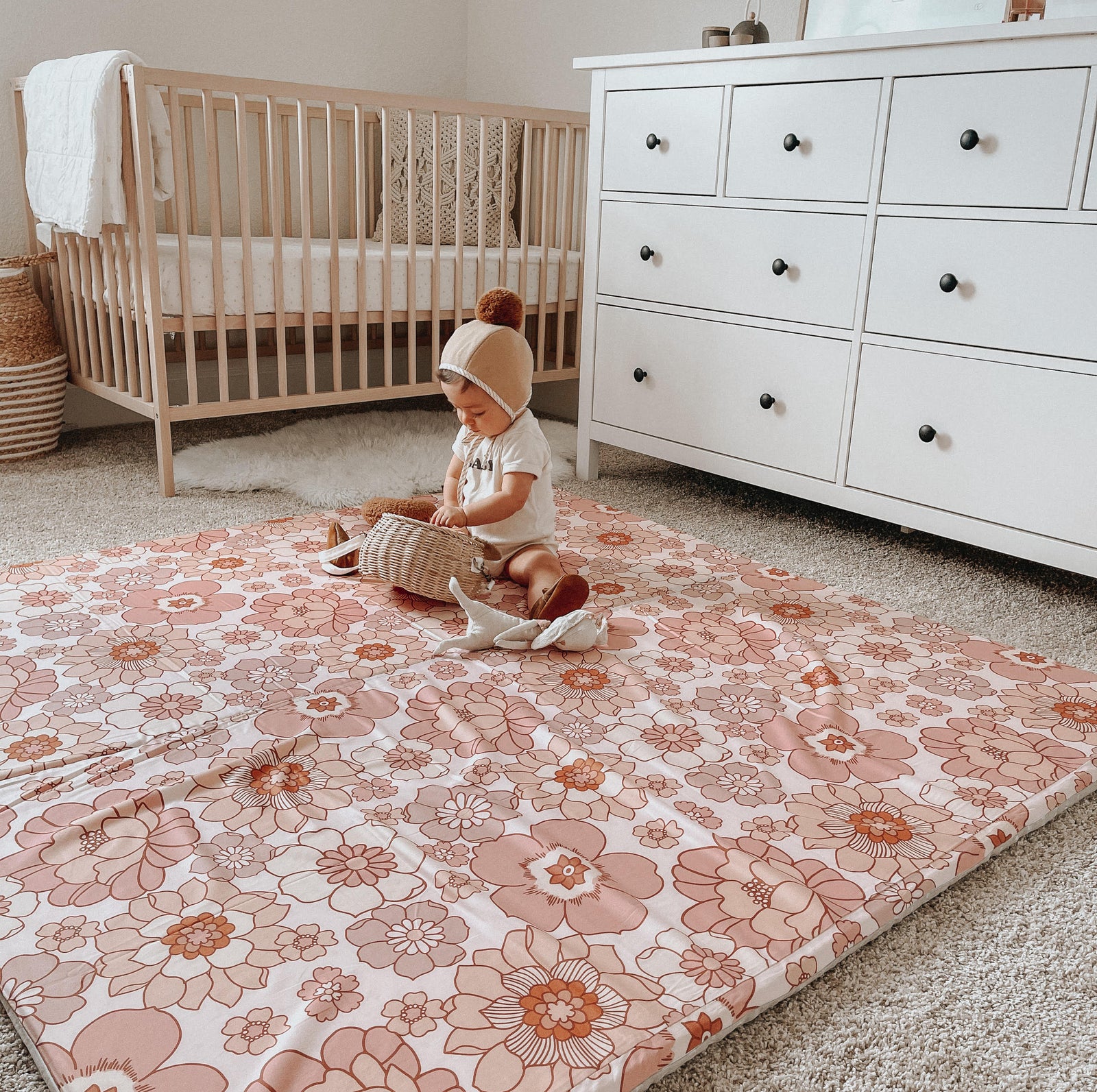 Blooms Padded Play Mat