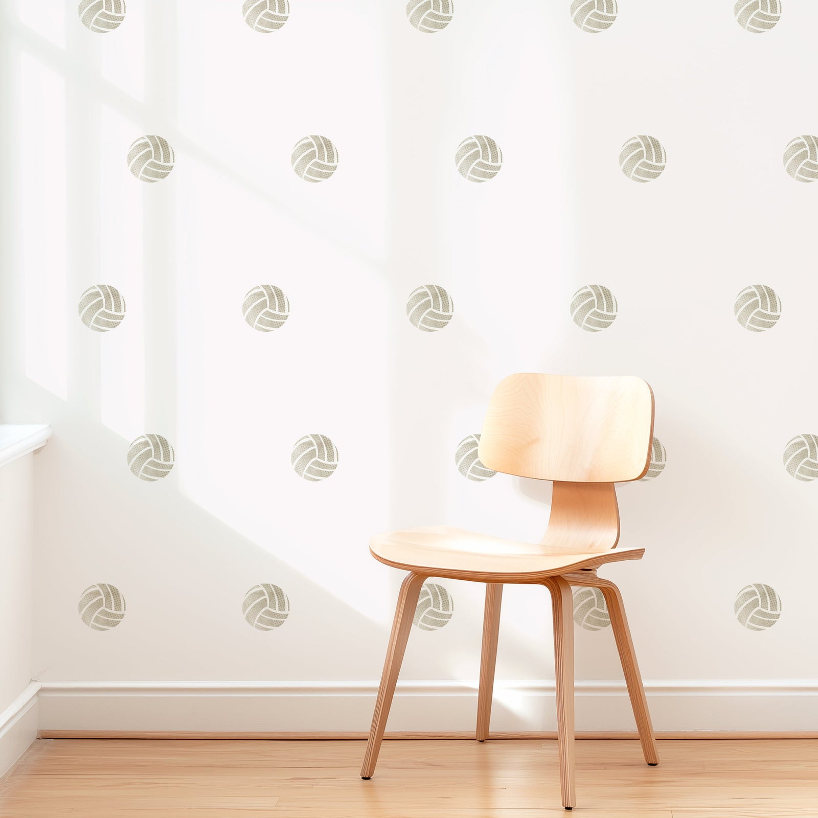 Volleyball Fabric Wall Decals