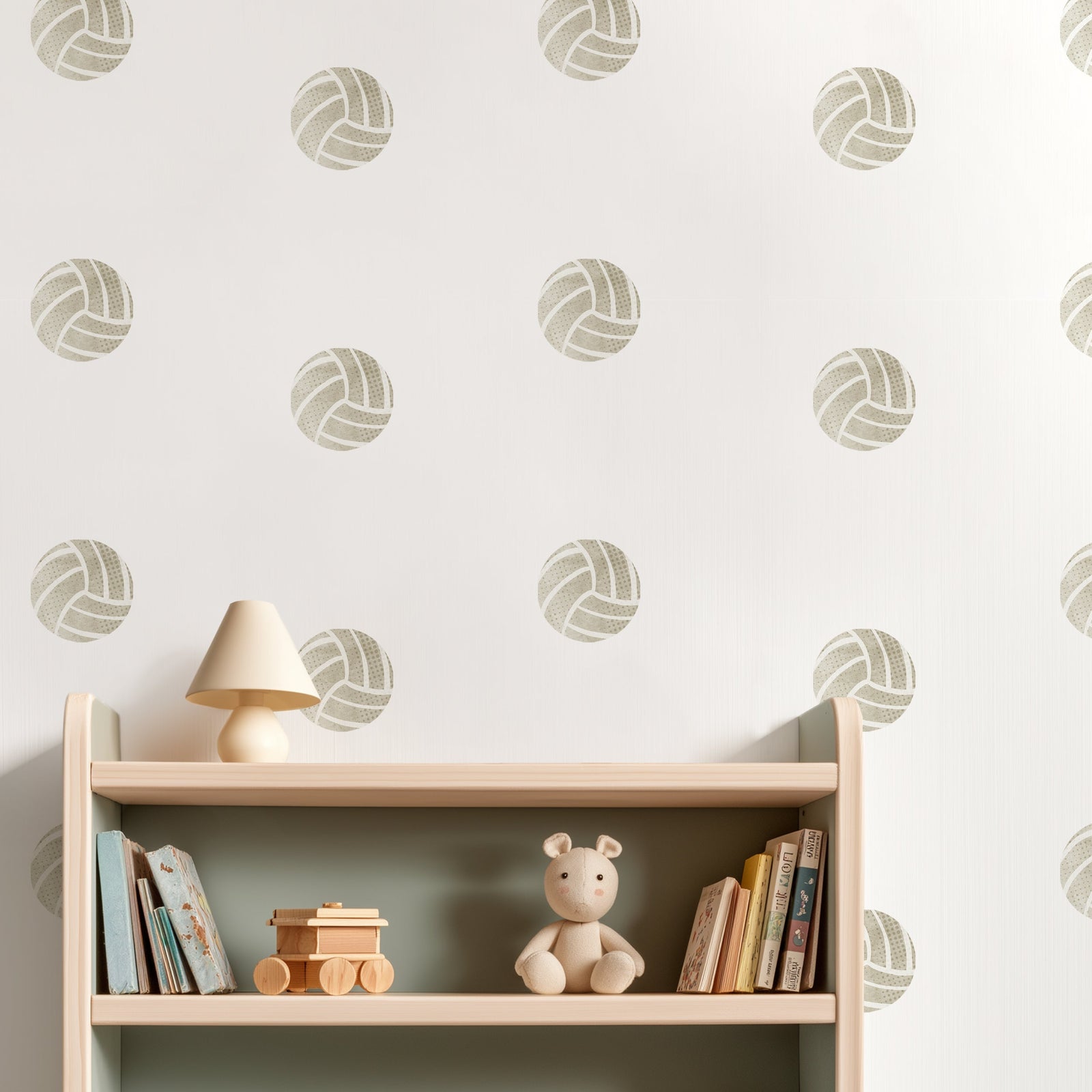 Volleyball Fabric Wall Decals