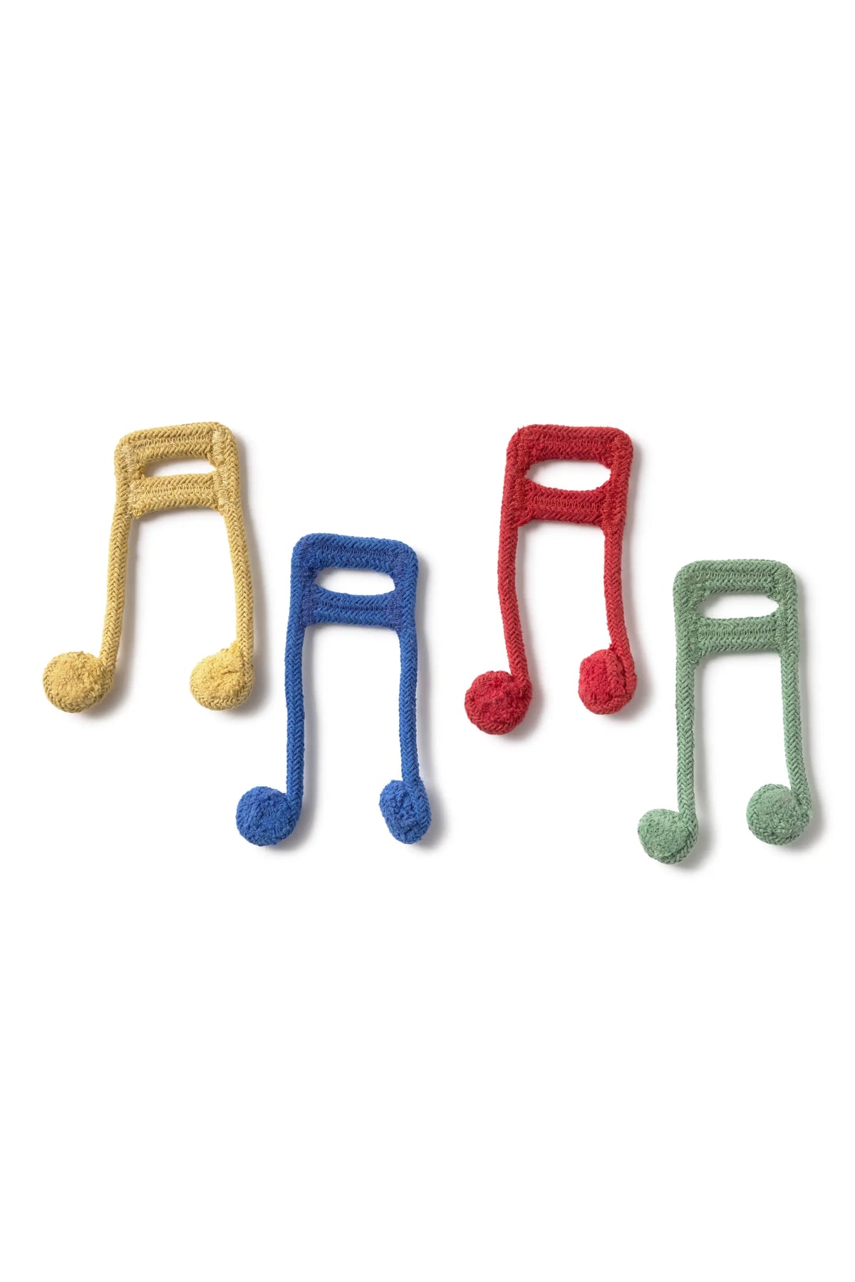 Colored Musical Notes Washable Play Rug