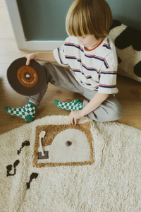 Musical Instruments Washable Play Rug