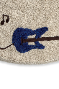 Musical Instruments Washable Play Rug