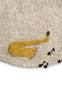 Musical Instruments Washable Play Rug