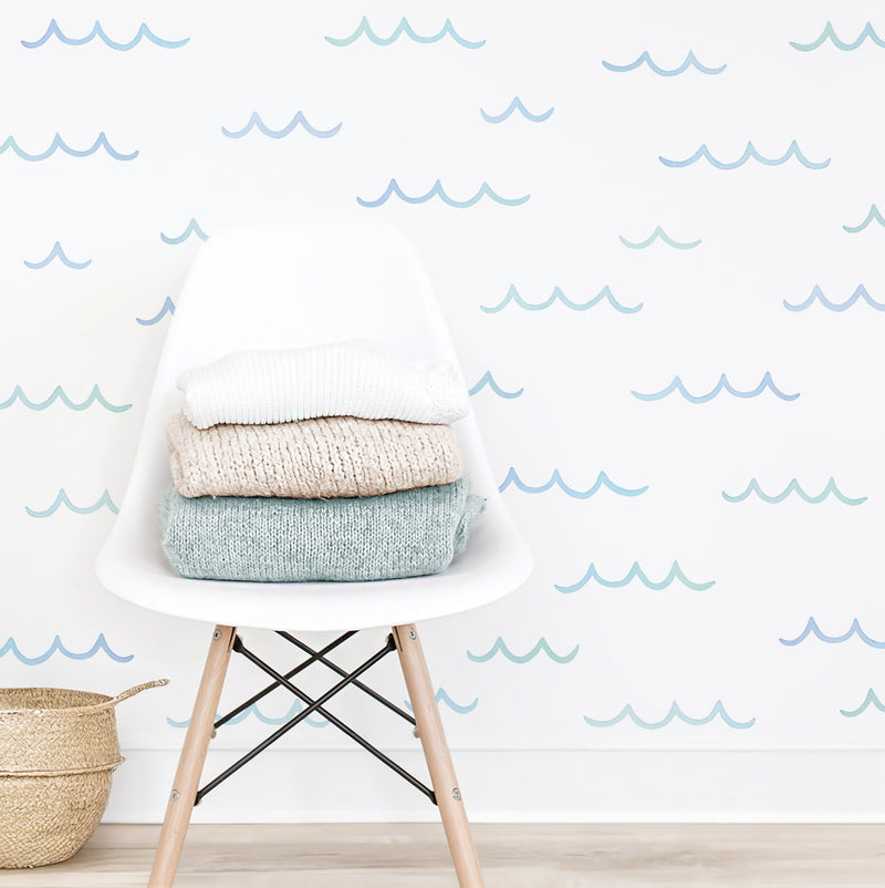 Catch the Wave Fabric Wall Decal Set