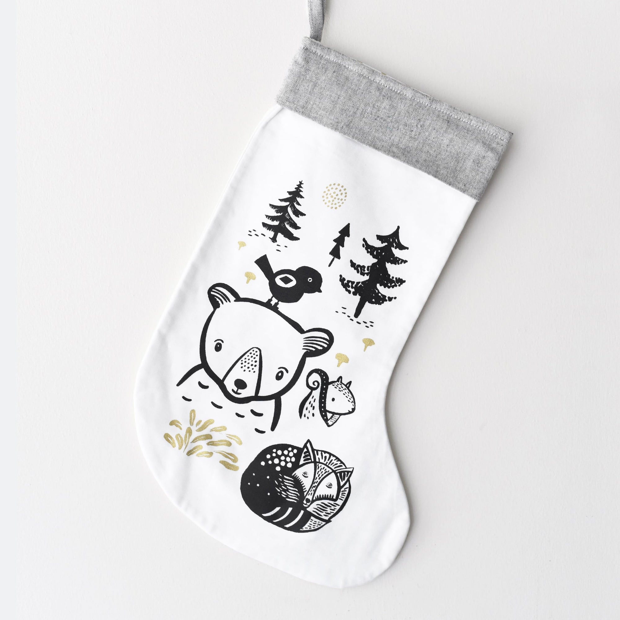 Bear + Friends Stocking