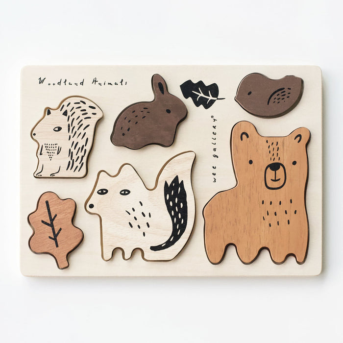 Woodland Animals Wooden Tray Puzzle