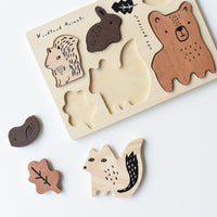 Woodland Animals Wooden Tray Puzzle