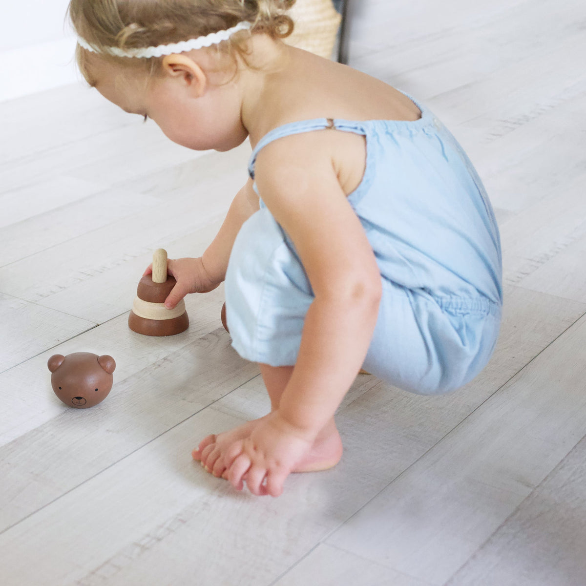 Wood Bear Stacker Toy