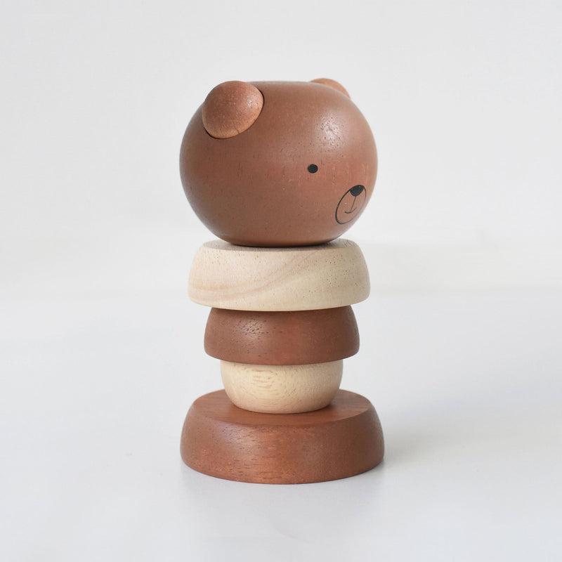 Wood Bear Stacker Toy