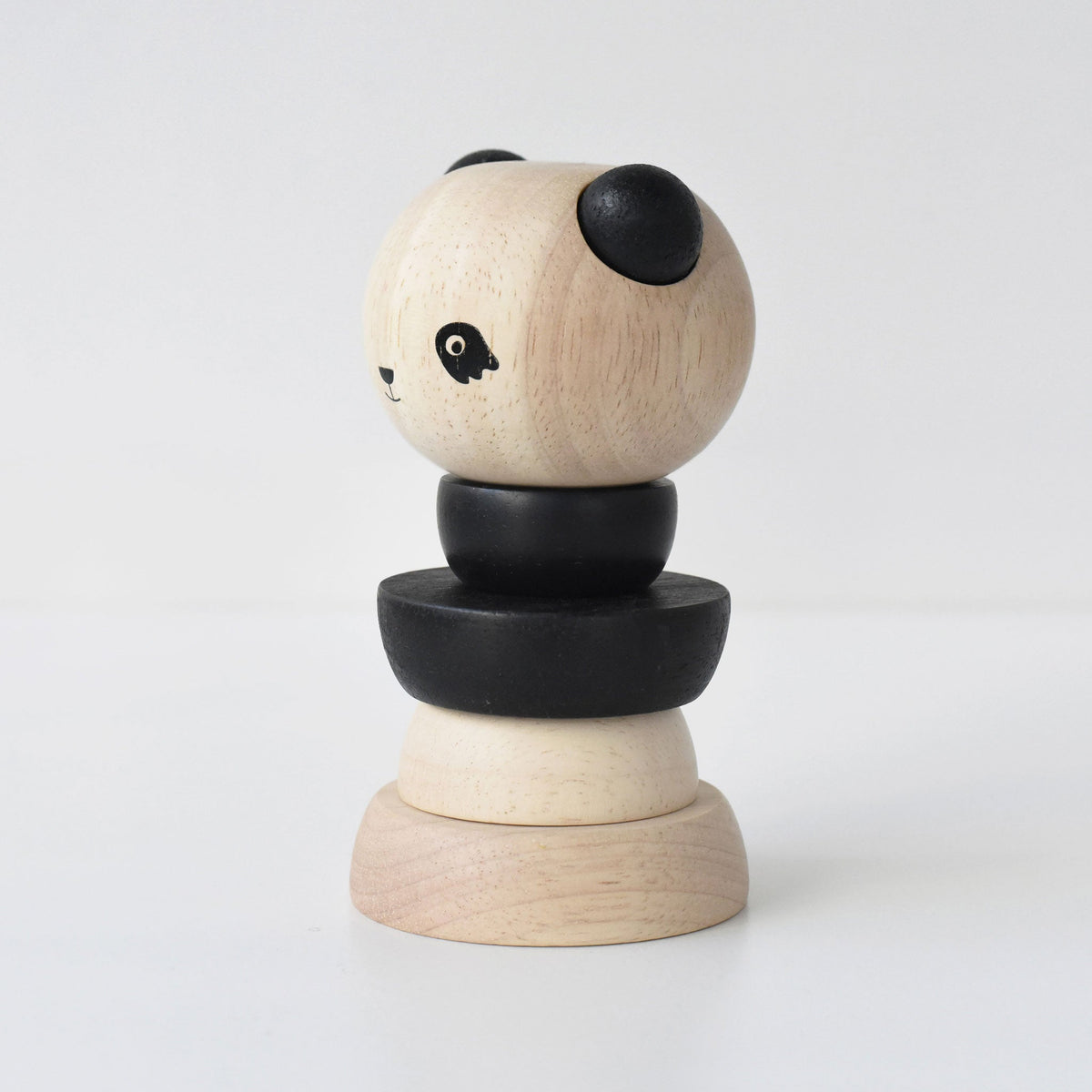 Wood Panda Stacker Toy