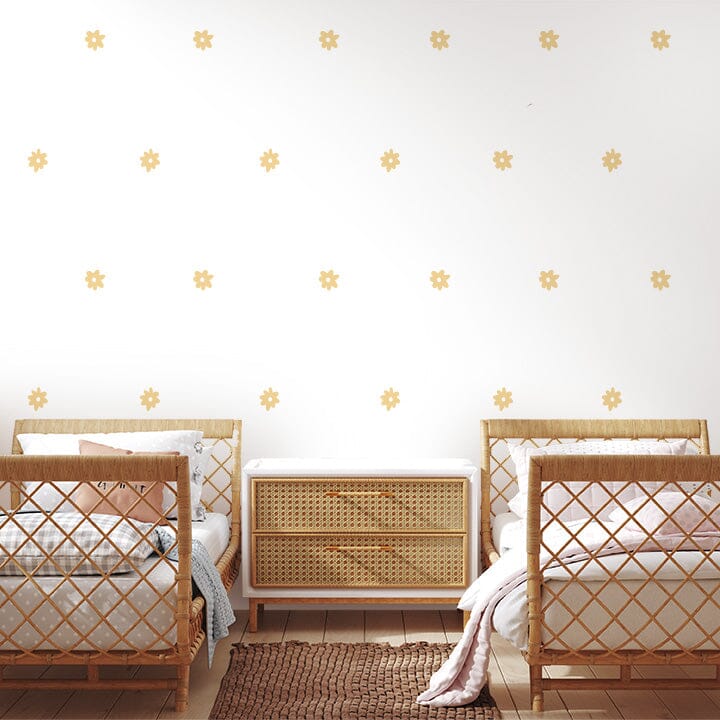Small Whimsy Daisy Wall Decals