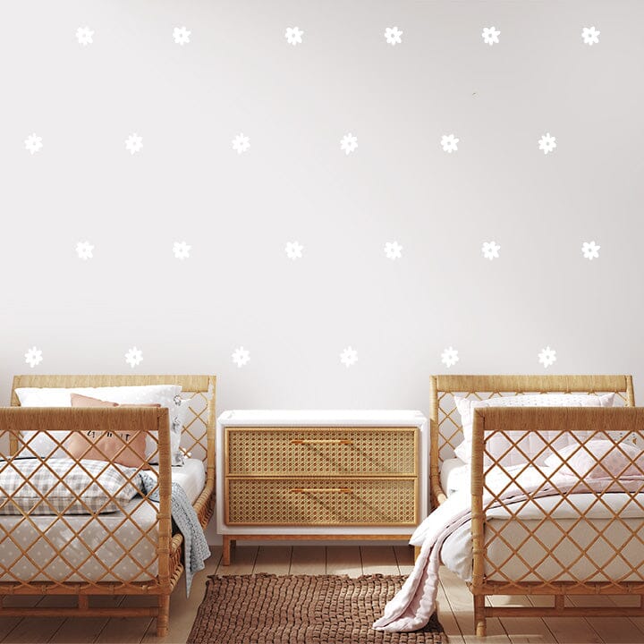 Small Whimsy Daisy Wall Decals