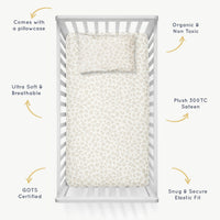Wild Organic Crib Sheet