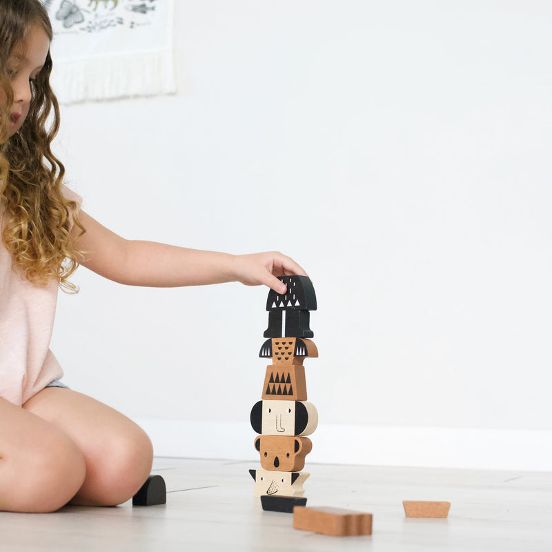 Stacking Animal Tower Toy