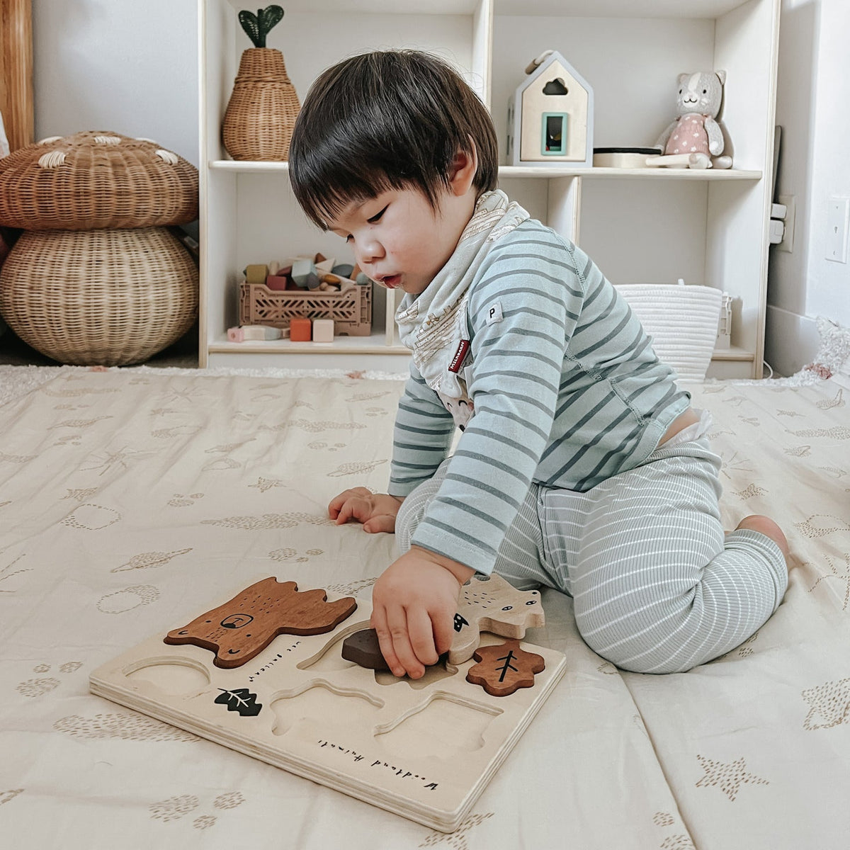 Woodland Animals Wooden Tray Puzzle