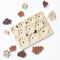 Leaves Wooden Tray Puzzle