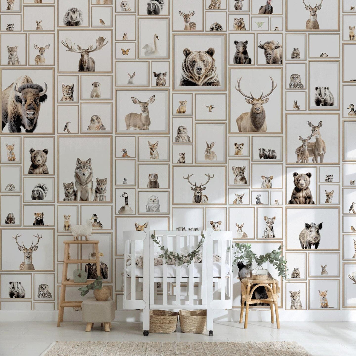 Woodland Animal Wallpaper Mural