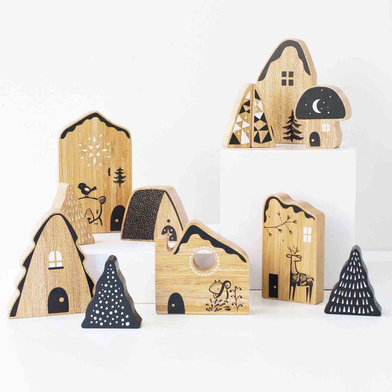 Woodland Village Toy Set